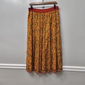 Soft Surrounding Skirt Floral Maxi/Midi Floral Multicolor Petite Medium Summer